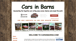 Desktop Screenshot of carsinbarns.com